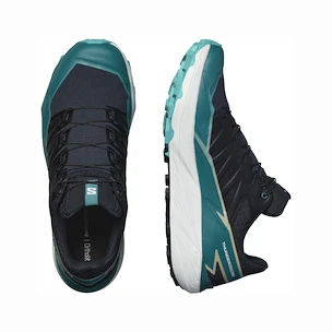 Chaussures de running pour homme Salomon  THUNDERCROSS Carbon/TahitianTide/Peacock Blue