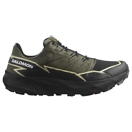 Chaussures de running pour homme Salomon Thundercross Gore-Tex Olive Night/Black/Alfalfa