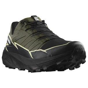 Chaussures de running pour homme Salomon Thundercross  Gore-Tex Olive Night/Black/Alfalfa  UK 10
