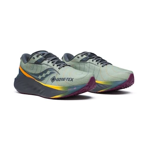 Chaussures de running pour homme Saucony  Triumph 22 Gtx Sage/Carbon  UK 7,5