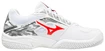 Chaussures de tennis, junior Mizuno  Breakshot 3 CC White/IgnititonRed