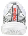 Chaussures de tennis, junior Mizuno  Breakshot 3 CC White/IgnititonRed