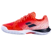 Chaussures de tennis pour enfant Babolat Jet Mach 3 Clay JR Boy Strike Red/White