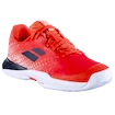 Chaussures de tennis pour enfant Babolat Jet Mach 3 Clay JR Boy Strike Red/White
