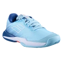 Chaussures de tennis pour enfant Babolat Jet Mach 3 Clay Junior Angel Blue