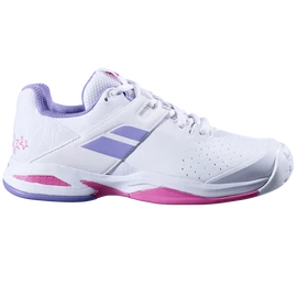 Chaussures de tennis pour enfant Babolat Propulse All Court Junior Girl White/Lavender