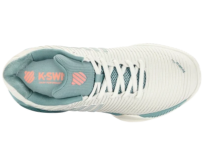 Chaussures de tennis pour enfant K-Swiss  Hypercourt Express 2 HB Blanc/Nile Blue