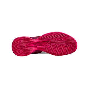 Chaussures de tennis pour enfant Wilson Rush Pro Jr L White/Beet Red