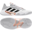 Chaussures de tennis pour femme adidas  Barricade W Grey/Black/Ambient Blush