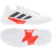 Chaussures de tennis pour femme adidas  Barricade W White/Black/Red