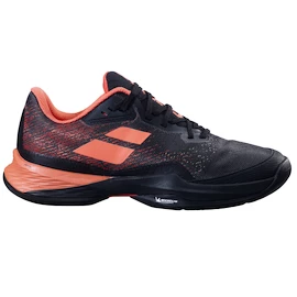 Chaussures de tennis pour femme Babolat Jet Mach 3 AC Women Black/Living Coral