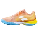 Chaussures de tennis pour femme Babolat Jet Mach 3 AC Women Coral/Gold Fusion