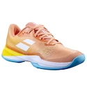 Chaussures de tennis pour femme Babolat Jet Mach 3 AC Women Coral/Gold Fusion