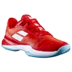 Chaussures de tennis pour femme Babolat Jet Mach 3 Clay Women Fiesta Red