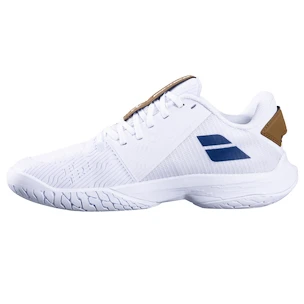 Chaussures de tennis pour femme Babolat Jet Tere 2 AC Wimbledon Women White/Blue Navy