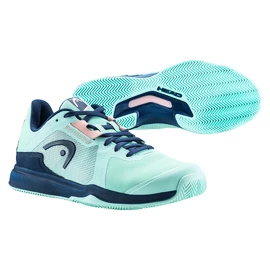 Chaussures de tennis pour femme Head Sprint Team 3.5 Clay Aqua/Dark Blue