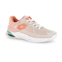 Chaussures de tennis pour femme Lotto Mirage 100 II SPD W White/Melon Orange