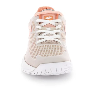 Chaussures de tennis pour femme Lotto Mirage 100 II SPD W White/Melon Orange
