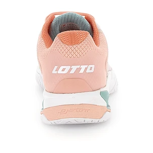 Chaussures de tennis pour femme Lotto Mirage 100 II SPD W White/Melon Orange