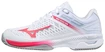 Chaussures de tennis pour femme Mizuno  Wave Exceed 4 Tour CC White/Rose Red