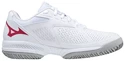 Chaussures de tennis pour femme Mizuno  Wave Exceed 4 Tour CC White/Rose Red