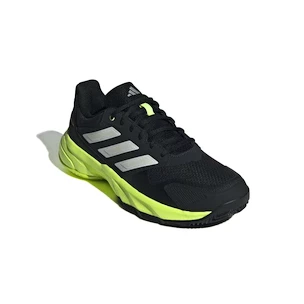 Chaussures de tennis pour homme adidas  Courtjam Control 3 Clay Carbon/Lucid Lemon