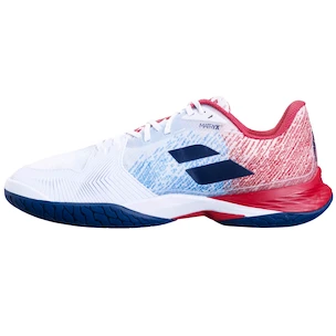 Chaussures de tennis pour homme Babolat Jet Mach 3 AC Men Wide White/Estate Blue  EUR 42,5