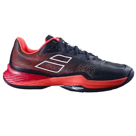 Chaussures de tennis pour homme Babolat Jet Mach 3 All Court Men Black/Poppy Red