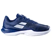 Chaussures de tennis pour homme Babolat Jet Mach 3 Clay Men Dark Blue/Silver