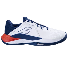 Chaussures de tennis pour homme Babolat Propulse Fury 3 AC M White/Estate Blue