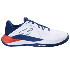 Chaussures de tennis pour homme Babolat Propulse Fury 3 All Court Men White/Estate Blue