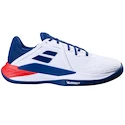 Chaussures de tennis pour homme Babolat Propulse Fury 3 Clay Men White/Estate Blue