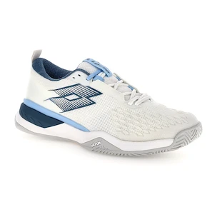 Chaussures de tennis pour homme Lotto Raptor Hyperpulse 100 III SPD All White/Mallard Blue
