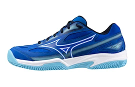 Chaussures de tennis pour homme Mizuno BREAK SHOT 4 CC Moroccan Blue/White/Blue Glow
