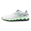 Chaussures de tennis pour homme Mizuno Wave Enforce Tour 2 CC White/Neo Mint