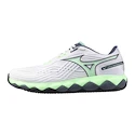 Chaussures de tennis pour homme Mizuno Wave Enforce Tour 2 CC White/Neo Mint
