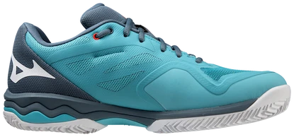 Chaussures de tennis pour homme Mizuno Wave Exceed Light Clay Maui Blue
