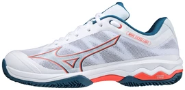 Chaussures de tennis pour homme Mizuno Wave Exceed Light Clay White/Cherry