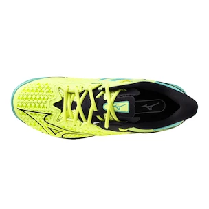 Chaussures de tennis pour homme Mizuno Wave Exceed Tour 6 CC Sunny Lime/Black/Atlantis