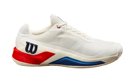 Chaussures de tennis pour homme Wilson Rush Pro 4.0 Clay Snow White/Wilson Red
