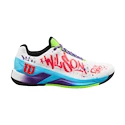 Chaussures de tennis pour homme Wilson Rush Pro 4.0 Hope LE White/Fiery