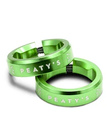 Colliers de serrage pour guidon PEATY'S Monarch lock ring emerald (pgm-lck-rng-emr-10)