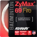 Cordage de raquette de badminton Ashaway  ZyMax 69 Fire white