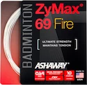 Cordage de raquette de badminton Ashaway  ZyMax 69 Fire White