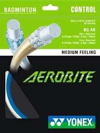 Cordage de raquette de badminton Yonex Aerobite White/Blue