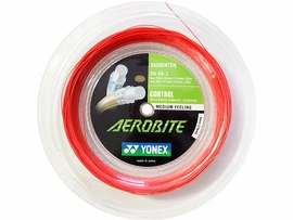 Cordage de raquette de badminton Yonex Aerobite White/Red - 200 m