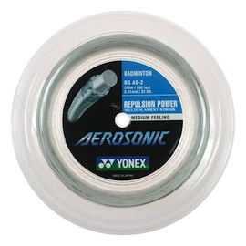 Cordage de raquette de badminton Yonex Aerosonic White (200 m)