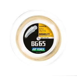 Cordage de raquette de badminton Yonex Micron BG65 Amber (0.70 mm) - 200 m