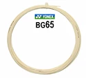 Cordage de raquette de badminton Yonex  Micron BG65 White (0.70 mm) - cut (10.0 m)