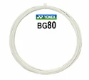 Cordage de raquette de badminton Yonex  Micron BG80 White (0.68 mm)